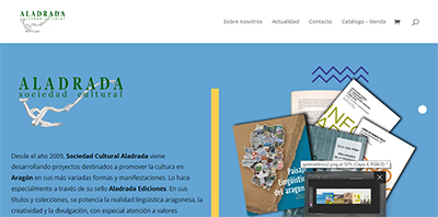 Nueva web de Aladrada